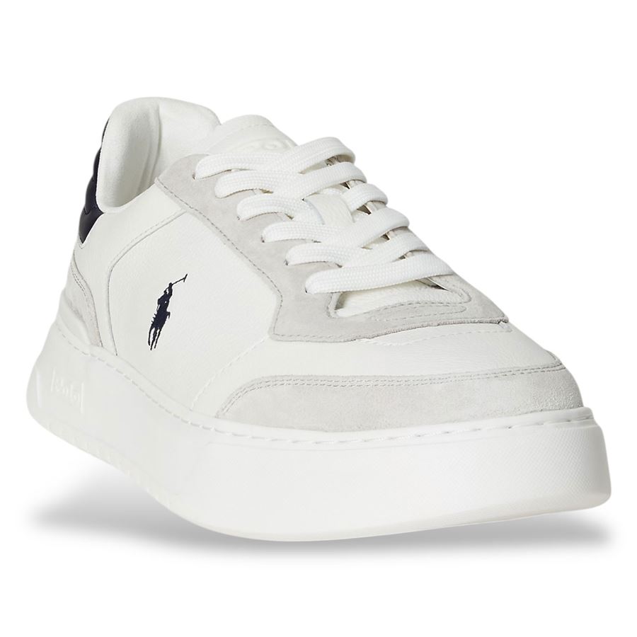 RLite Court sneakers da uomo in pelle martellata Polo Ralph Lauren | 809974098002
